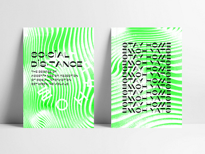 Social Distancing Posters black brutalism brutalist brutalist design coronavirus design editorial graphic design green grit lettering poster poster design safety texture type typography white