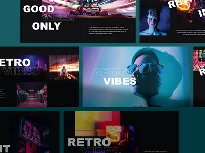 Vibes - PowerPoint Template agency best powerpoint branding business creative custom project design portfolio presentation ui urban