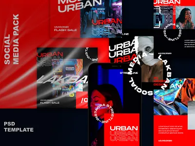 URBAN - Social Media Instagram agency branding business creative custom project design illustration portfolio post instagram promotion stories instagram urban