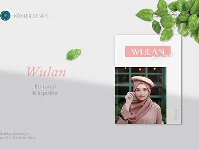 WULAN - Lifestyle Magazine a4 agency artist beauty business creative design fashion magazine magazine cover magazine design portfolio us latter