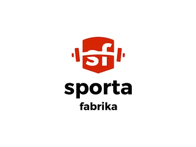 Sporta Fabrika branding gym latvia logo riga sports workout