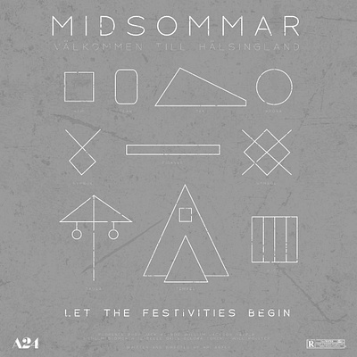 Midsommar in isolation concept art midsommar poster design sweden