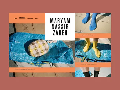 MNZ Product listing page concept design digital ecommerce fashion gallery listing page sketch ui web webdesign website