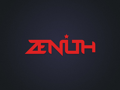 Zenith branding design graphic lettering logo logo design logodesign logotype vector