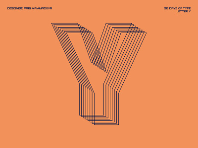 36 Days of Type — Letter Y 36days y 36daysoftype 36daysoftype07 challenge design type typedesign typography