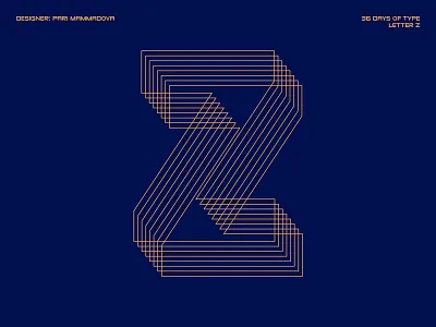 36 Days of Type — Letter Z 36days z 36daysoftype 36daysoftype07 challenge design type typedesign typography