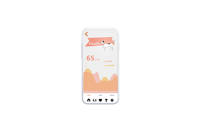 Dog E Data, UI Design adobe adobexd animal app bpm brand branding creative jam data design dog health infographic interactive mobile pet ui ux