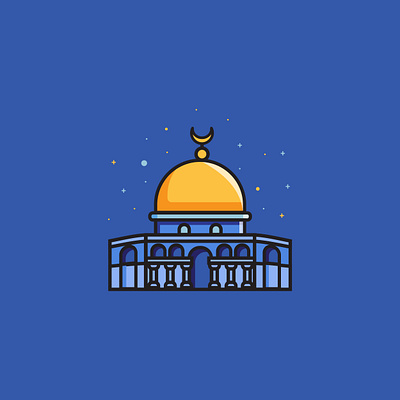 Al Aqsha art arts creative design fun graphic design icon palestine ui ux vector