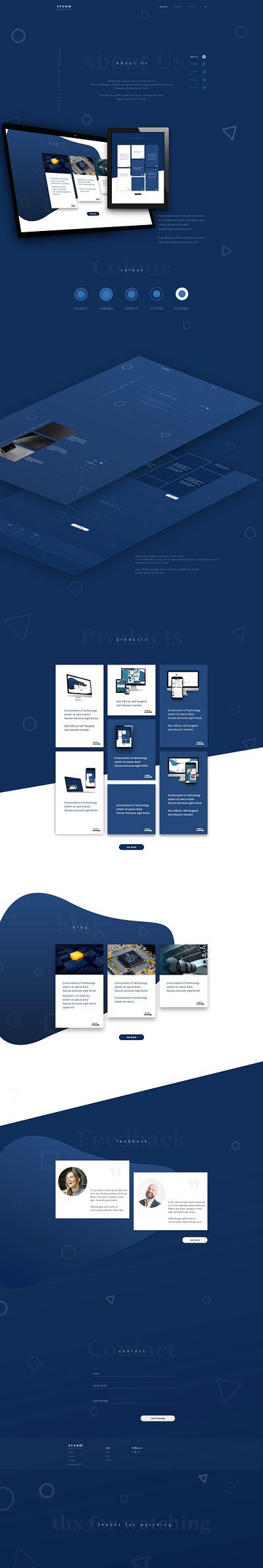 agency app branding ui website