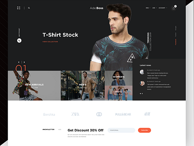 T-Shirt stock beauty branding clothes clothes shop design logo man stock t shirt ui design ux design web design