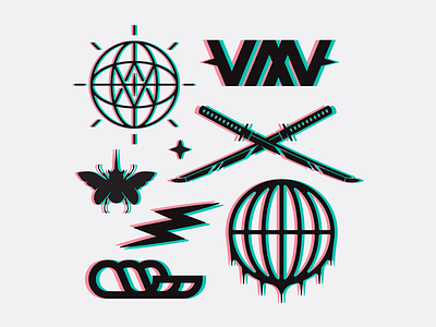 Vibrate / Glitch Effect 3d brandlogo doodles fun glitch globe graphicdesigner logo logodesign logodesigner logodesigns merch merchdesign sword vanguarddesignco vibrate