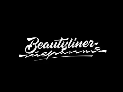 Beautyliner calligraphy customtype cyrillic handlettering lettering logo logo design logotype redesign type typemate typography