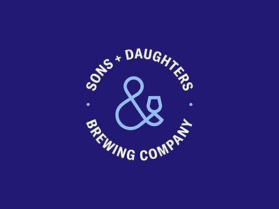 Sons + Daughters Brewing Co. beer brand identity branding brewing company logo daughters gt america inclusive minimal neutral patron sons typography