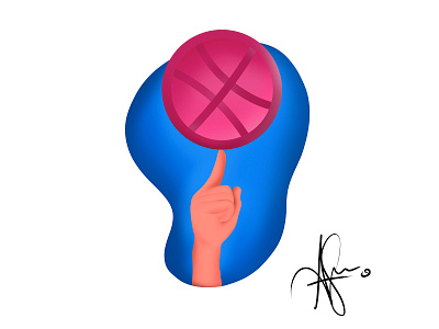 Dribble Invite design dribbble invitation dribbble invite dribble dribbleinvite hand handmade illustration illustrator invite ipad procreate
