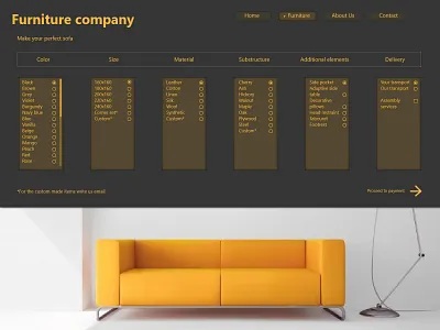 E-Commerce Shop (Single Item) 2d design adobe xd dailyui design furniture store singleitem ui ux vector