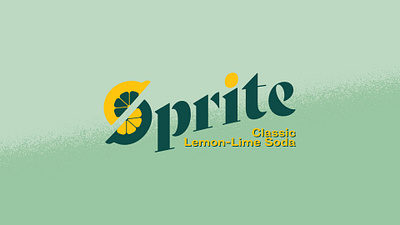 Retro Sprite Redesign 60s coka cola coke design identity lemon lime logo mezzotint old school rebrand redesign retro retro logo sixteys sprite texture vintage youtube