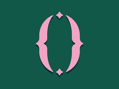 36 Days of Type / 0 0 36days zero 36daysoftype contrast graphic design green lettering lettering art lettering challenge logo number pink serif star type typography vector zero