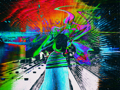 Digital Distortion Artwork artwork damaged digital dirt distortion noise photoshop raster salsa vhs