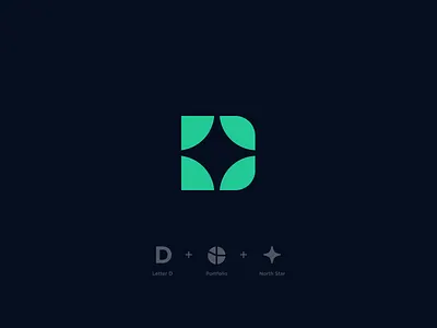 Destra Financial mark branding design finances geometric icon investing logo mark star vector