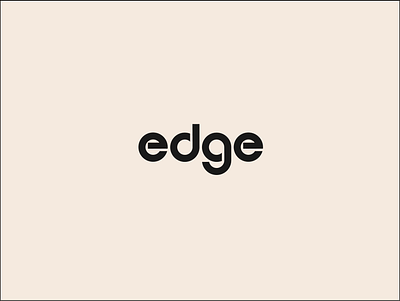 edge logotype 36daysoftype branding design icon illustration lettering lettermark letters logo logos logotype mark type vector