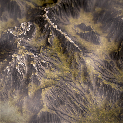 3D only in Photoshop 3d environment landscape mountains photoshop