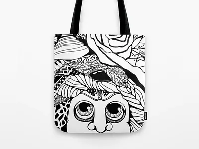 🖤🤍- Crazy turban branding design drawing illustration pattern pattern art pattern design society6 vector