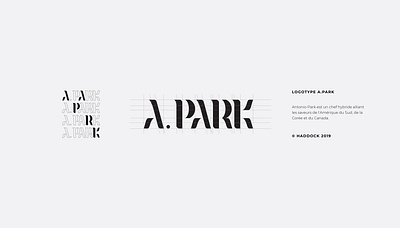 A.PARK LOGOTYPE brand design branding identity branding logo logodesign logotype