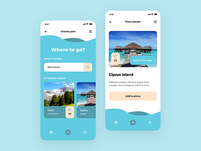 Holiday Plans v2 agency app application blue clean creative design mobie ui mobile mobile app mobile ux ui ux web