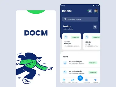 Process Folder Mobile App doc docmanager folder law manager mobileapp process processfolder ui uidesign ux uxdesign uxui