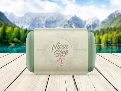 Nicea Soap dribbbleweeklywarmup graphic design package design typogaphy