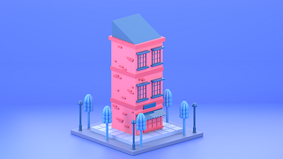 Stay at home! 3d 3d animation 3d animation studio 3d art 3d artist cinema4d concept design isometric art isometric design isometric illustration product product design redshift ui ux webdesign website
