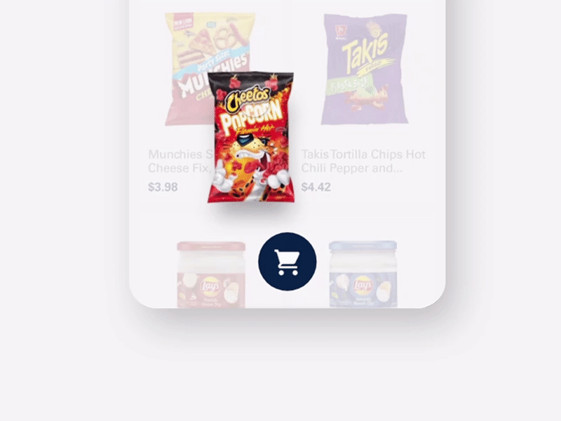 Drag to cart - Button detail animation app bounce button cart closeup counter design detail elastic floating icon mobile motion shop store ui