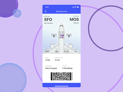 Boarding Pass boardingpass design ui