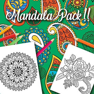 Cover Mandalas Gunroad coloringbook india mandala ornament