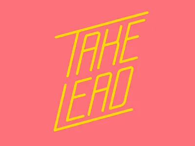 Take Lead Band Logo Reimagined band band branding branding central florida custom type florida indie logotype redo reimagined typography wordsmith