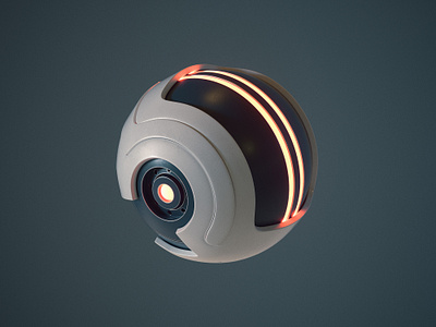 Sci-Fi Ball octane octanerender