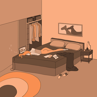 How NOT to WFH adobe adobephotoshop art artist artwork design digitalillustration illustration illustrations illustrator photoshop wacomtablet wfh womeninart