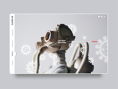 COVID-19 | Web page Design dailyui homepage landing page design shot ui uidesign user interface design userinterface ux webdesign