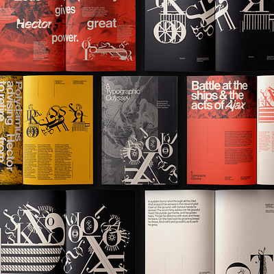 A Typographic Odyssey Magazine editorial design editorial layout layout layout design swiss swiss design swiss poster type typeface typo typography typography art