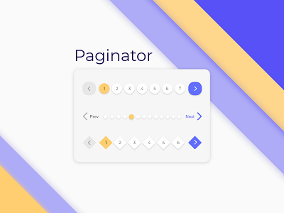 Pagination / DailyUI challenge #85 adobe adobexd pagination paginator