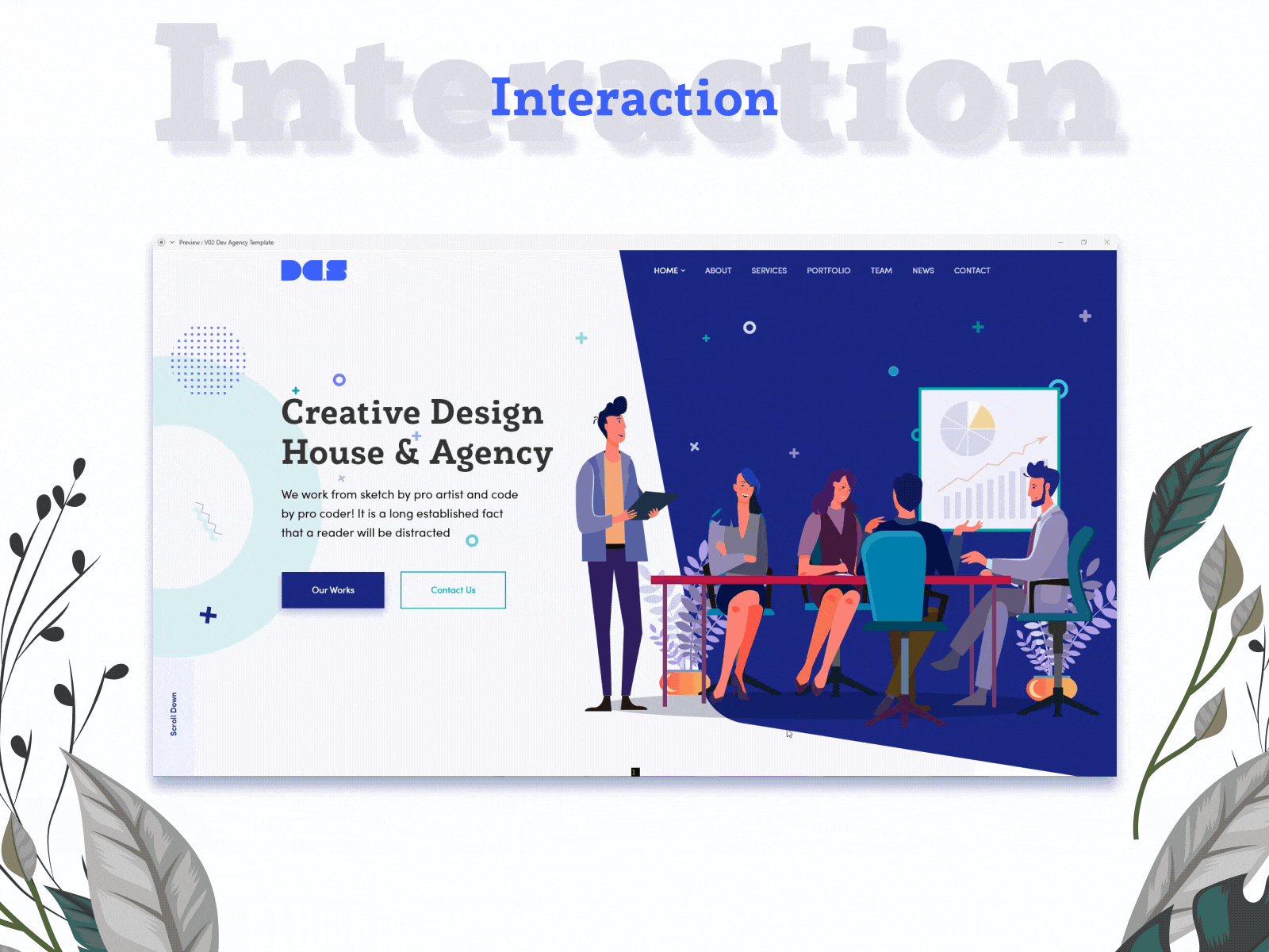 Devdesign Agency UI Template Free Download agency blog branding business clean corporate creative design devdesign devdesign.studio download free freebie minimal modern multipurpose psd startup ui xd