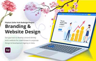 Flipkart Seller Hub Redesign UI Free Download branding business creative design devdesign devdesign.studio download ecommerce flipkart free freebie india minimal modern psd redesign seller hub ui ux xd