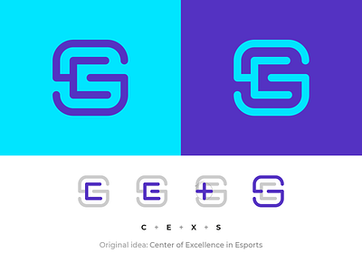 Logo Monogram C + E + X + S brand ce logo cs logo cx logo ec logo esports logo ex logo logo monogram logotype monogram sc logo se logo sx logo xc logo xe logo xs logo