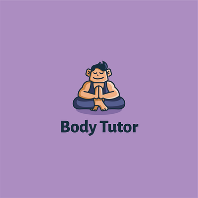 body tutor clean design illustration illustrator logo logo design mascot design minimalist simple logo vector