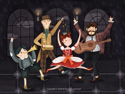 Let's dance together~ art children book illustration childrens book childrens illustration cute art design illustration illustration art illustrations original art photography