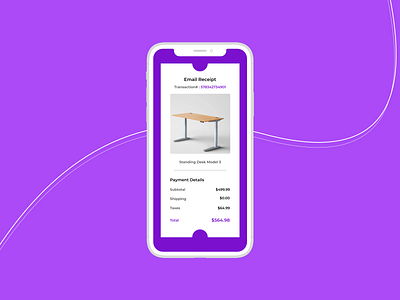 Email Receipt dailyui