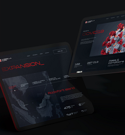 Umbrella Corporation - Coronavirus animation brutalism capcom game minimal resident evil umbrella ux