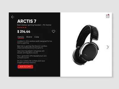 E-Commerce Shop | Daily UI #012 012 12 daily dailyui dailyui012 ecommerce ecommerce app ecommerce design gaming minimal product product page uidesign uiux