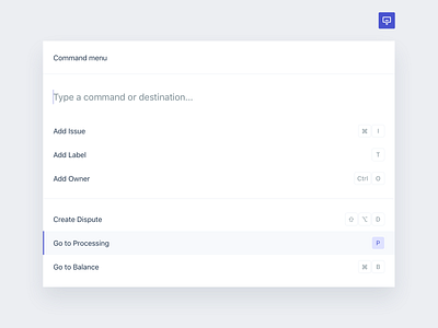 Keyboard Shortcuts apple blue clean command dashboard desktop ios keyboard menu modal popup responsive shortcut simple software subtle transfer type ui white