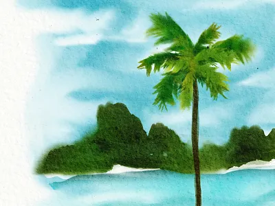 Digital Watercolor colors details procreate textures watercolor